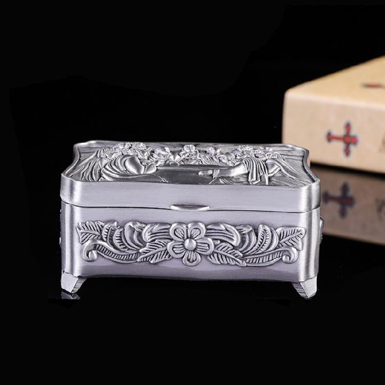 Catholic Christian Jewelry Box Waterproof Dust-proof Desktop Organizer for Case