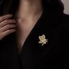 Vintage Pearl Brooch Luxury Wheat Ears Lapel Pins Handmade Women's Brooch  Wedding Occasion