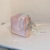 Fashion Rhinestone Small Makeup Bag Beaded Bowknot Multi-purpose Cosmetic Bag Women's Handbag Travel