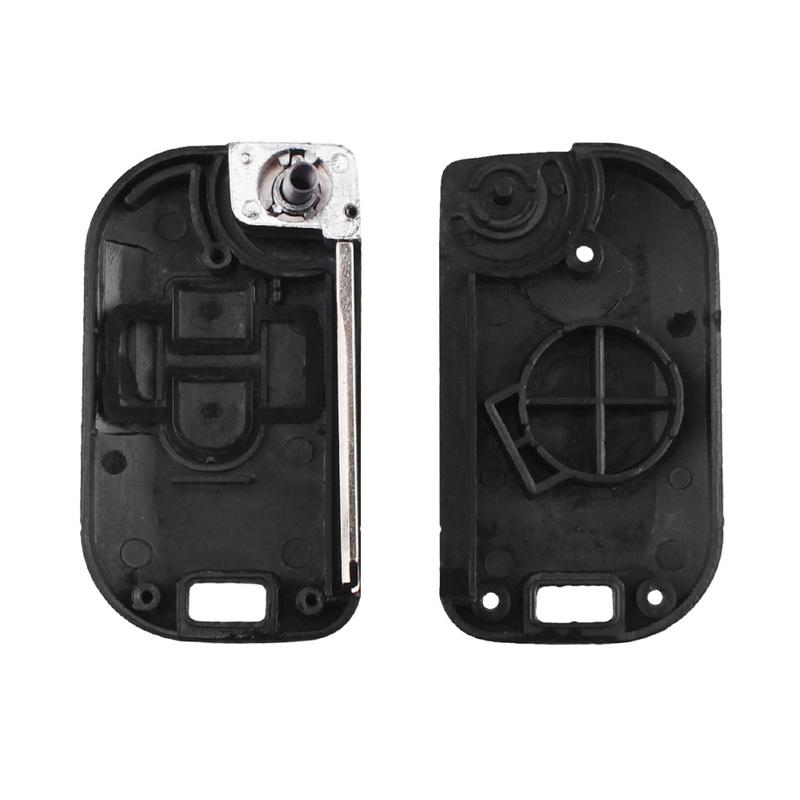 KEYYOU Flip Modified Remote Key Shell Fob Cover For Nissan Qashqai Primera Micra Navara Almera Note Sunny 2 Buttons Car Case