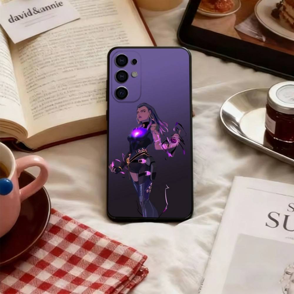 Reyna Valorant Handyhülle Weich Schwarz Für Samsung S25,S24,S21,S22,S23,S30,Ultra,S20,Plus,Fe,Lite
