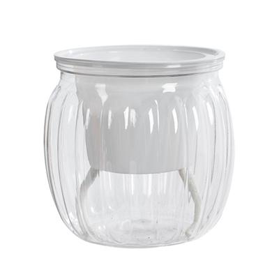 DIY Vazo Saksı Plastik Çift Katmanlı Saksı Yeşil Bitkiler Masaüstü Süsler Ev Dekorasyonu