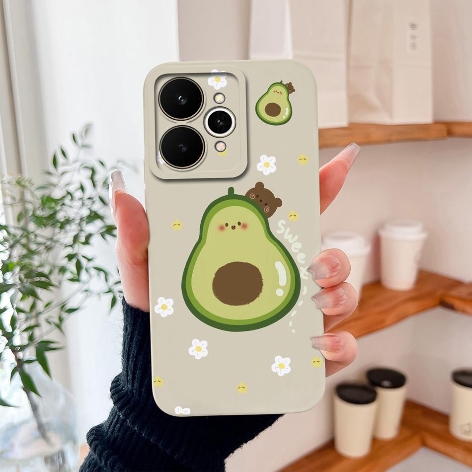 Cartoon Case For Realme 15 Pro Cute Dinosaur Liquid Silicone Lens Protection Back Cover Soft Phone Cases For Realme 15Pro 5G