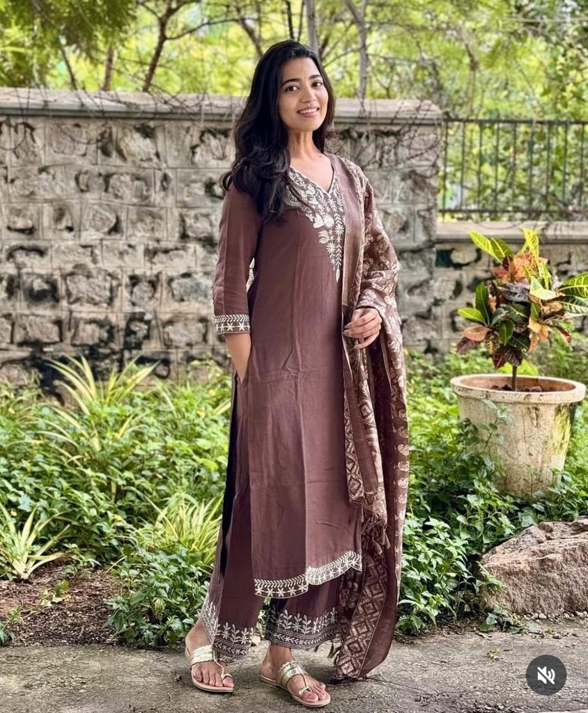 Indisches Damen-Designer-Kurta-Hose-Dupatta-Set, Bollywood-Top, Tunika, Kurti, Salwar Kameez