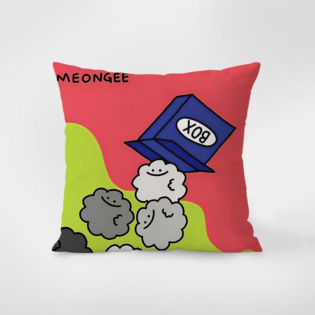 Cartoon Modern Simple Pillowcase Dormitory Decoration Office Living Room Home Pillowcase