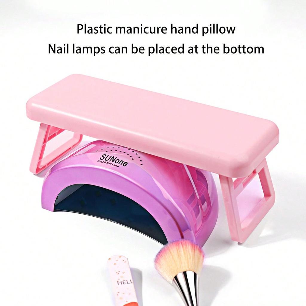 Faltbare Nagelarmlehne, Nagelhandauflage für Nageltechniker, Macaron-Handauflagenständer für Acrylnägel, Tragbarer Acrylhandhalter, Nagelkissenarmlehne