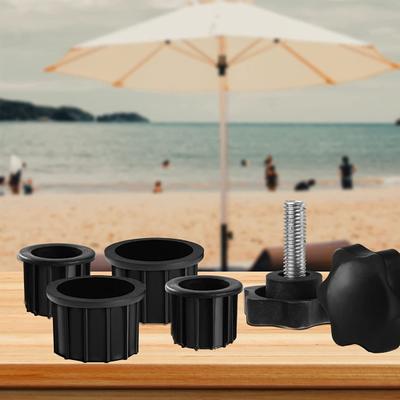 1 Set Umbrella Base Stand Replacement Parts High Stability Rustproof Wide Compatible Umbrella Hole Ring Plug Cover Accessories
