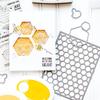 Honeycomb Background Cutting Dies DIY Scrapbook Paper Cards Making Stencil Mold