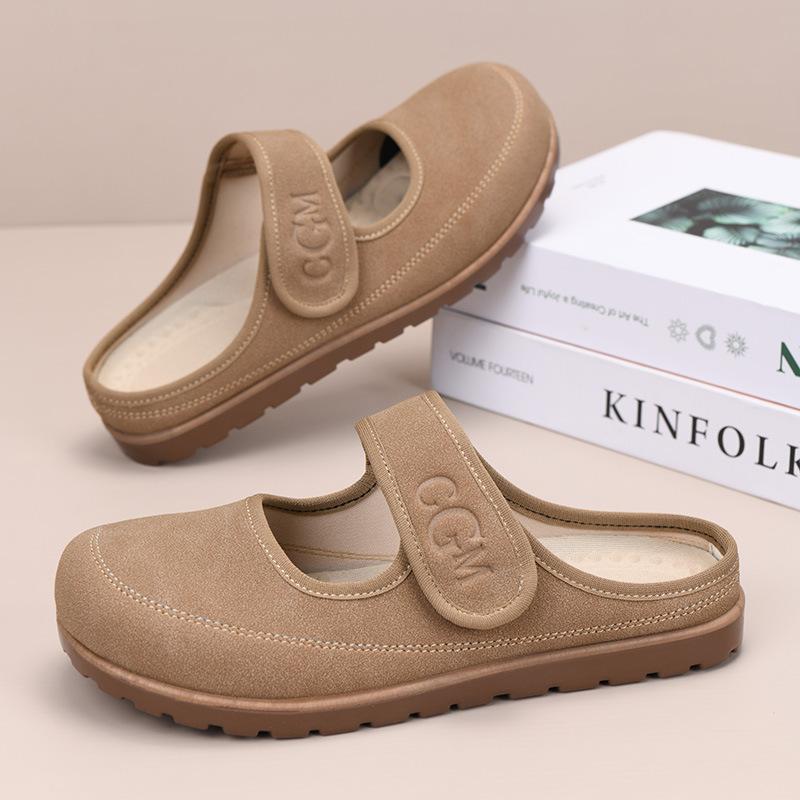 

Baotou half slippers women wear new soft-soled Birkenstocks one-pedal casual single shoes 41