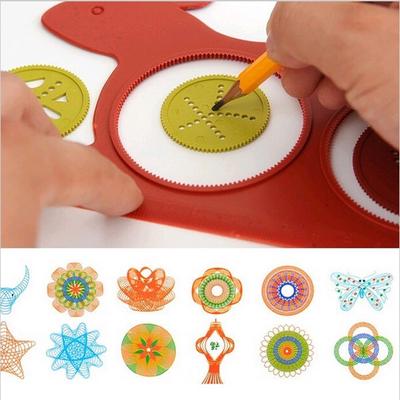 Spirograph Design Apprendimento precoce Giocattolo educativo creativo Righello da disegno WIZH