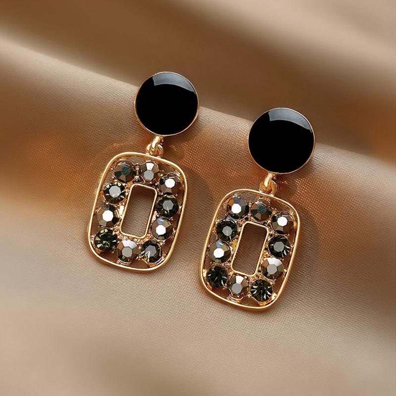 S925 Silbernadel Retro Hongkong-Stil Hängeohrringe - 2023 Koreanische Mode für Damen