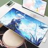 Neu eingetroffen Anime-Mädchen Furina Mauspads XL Genshin Impact Kawaii Mauspads Großes Gaming-Mauspad Tastatur Gummi Rutschfeste Schreibtischmatte