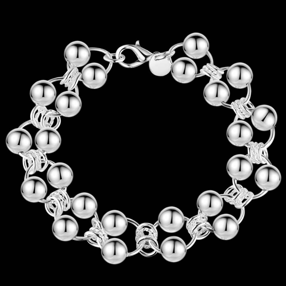 925 Sterling Silver Bracelets Beads For Women Exquisite Student Girlfriend Jewelry Accessories Wedding Fashion Gift