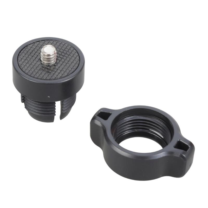 Female 17mm Ball Joint Socket to 1/4-20 Male Screw Mount Adapter Head Wide Compatibility with Camera Accessories