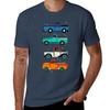 Bright Vintage Trucks Tshirt Basic Plain Tee For Spring And Summer