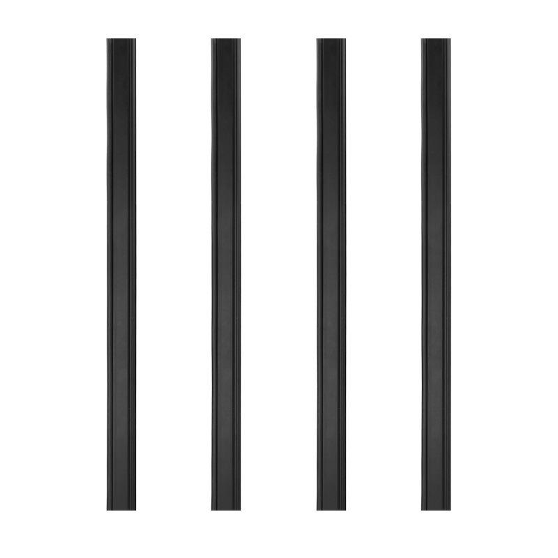 2/4 Pieces SEAMETAL Rubber Side Window Wiper for Windows Rain/Snow Scraper Waterproof Sealing Strip Window for Car Gap Filler
