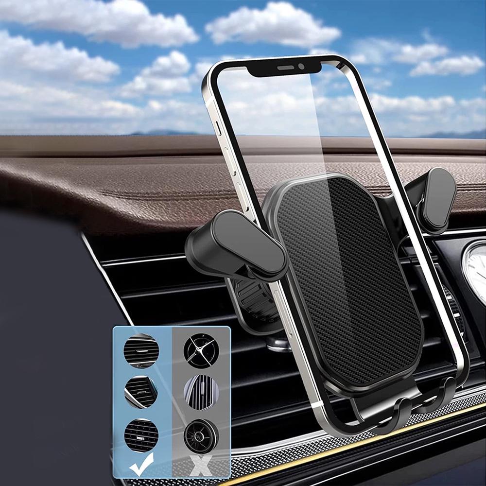 Držák do mřížky ventilace auta Háček Gravitační držák telefonu do auta Držák smartphonu GPS Mobilní držák Podpora Pro iPhone Xiaomi OPPO ViVo