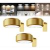 3 Piezas de Luces LED Inalámbricas para Cuadros, Luz Magnética Recargable para Pintura con Mando a Distancia, 3 Temperaturas de Color, Instalación sin Taladro para Arte de Pared y Pósters