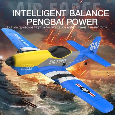 2024 Νέος αφρός τηλεχειρισμού KF602 Aircraft Fighter Electric Fixed-Wing Remote Control Glider Παιδικό παιχνίδι Drone δώρο τριών καναλιών