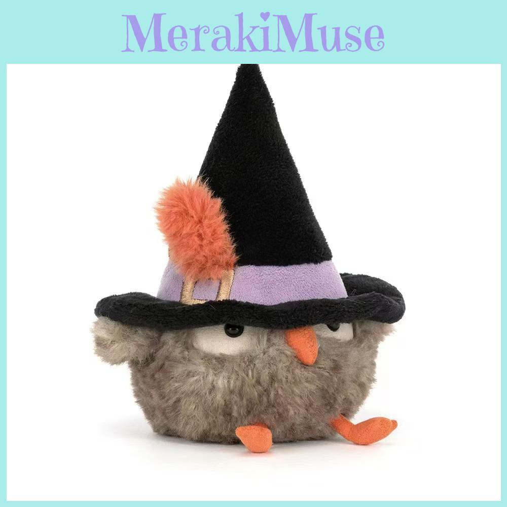 Plush Halloween Owl Gift Toy Soft Animal Decor For Kids And Collectors