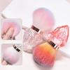 Multipurpose Nail Powder Remover Brush for Home Salon Use Nail Art Dust Brush with Crystal Shape Handle Makeup Brushes