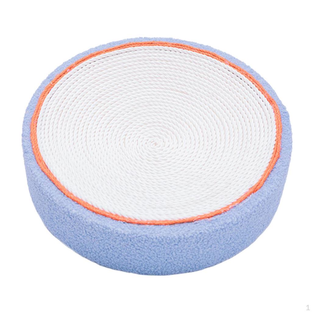 Cat Scratcher Bed Scratch Pad Cartoon Anti Slip Mat Sisal for Indoor Cats to Play,