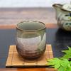Waza No Kura Kutani Ware Teacup Silver Glaze Purple Ceramic Brand Japanese Tableware Rice Bowl Celebration 70th Birthday Gift