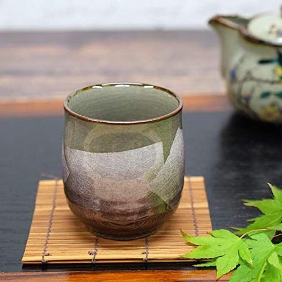 Waza No Kura Kutani Ware Teacup Silver Glaze Purple Ceramic Brand Japanese Tableware Rice Bowl Celebration 70th Birthday Gift