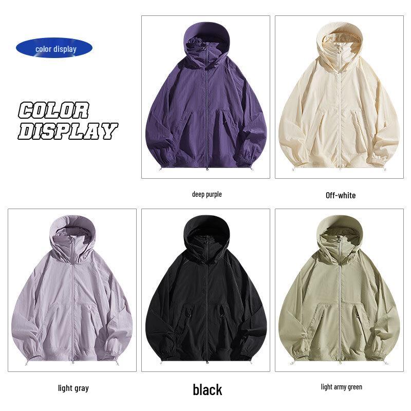 ROMON Men's Summer Ice-Feel UV Protection Jacket