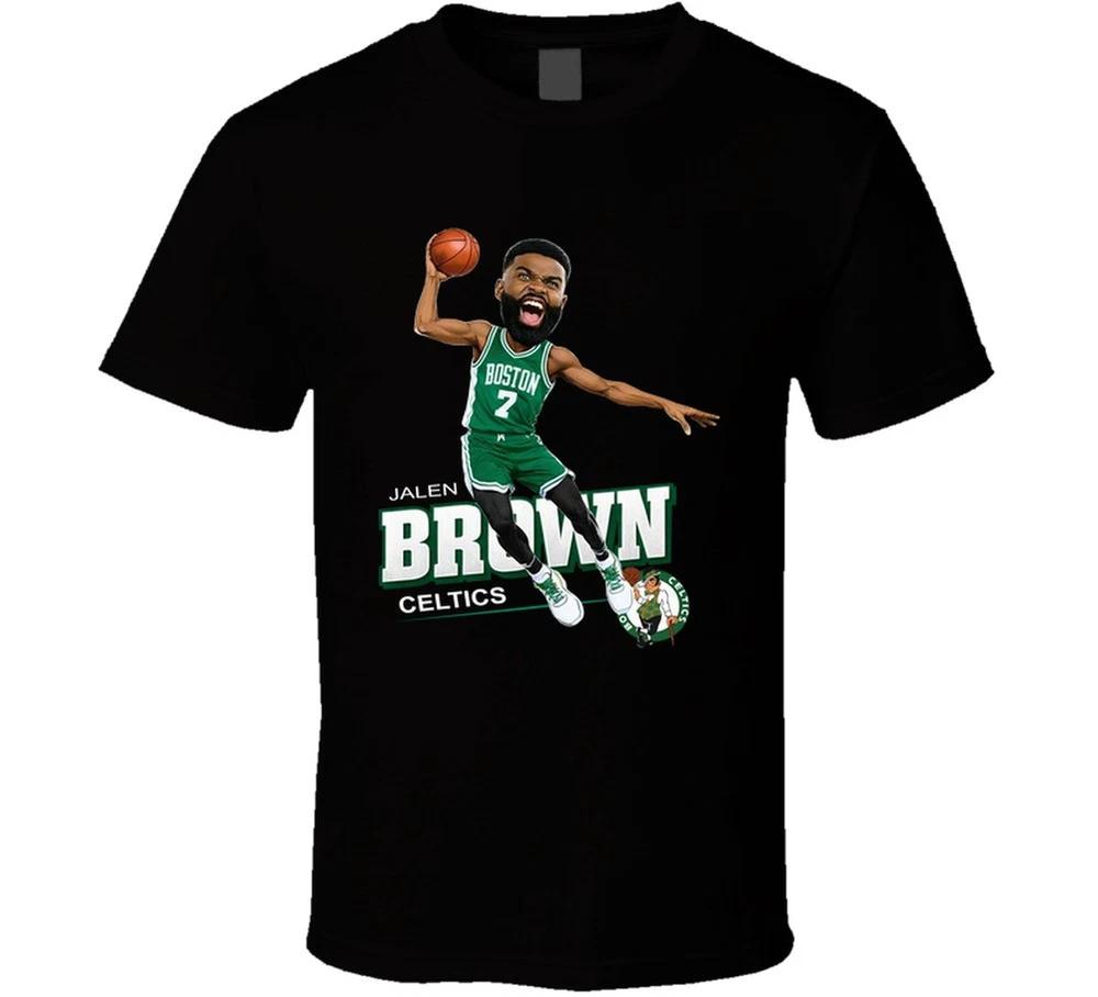 Jalen Brown Boston Caricature Retro T Shirt S