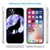 CJ8 Zvířecí Vlk Soft Shell Průhledný Kryt na Telefon pro Motorola Moto Edge 20 30 40 50 S30 Fusion Ultra Pro Neo Lite + G200 G23