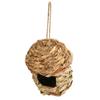 Grass Bird Nest Small Decorative Hanging Woven Bird House for Hummingbirds Garden Indoor