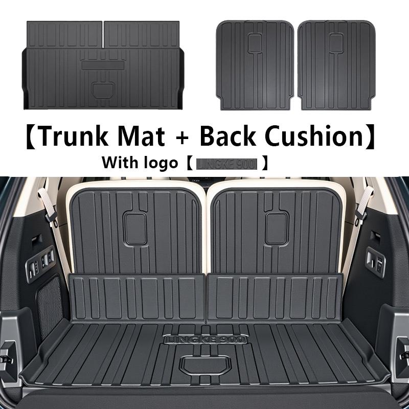 TPE Car Trunk Mats For Lynk & Co 900 Accessories 2025 2026 Rubber Dirt-resistant Auto Trunk Storage Pad Covers Boot Carpet Rug
