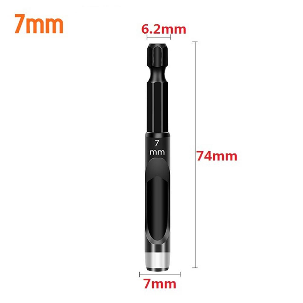 1/5pcs Leather Craft Hollow Hole Punches Hex Shank Adapter Hollow Punch For Drill Cardboard Leather Belt Leather Hole Punching