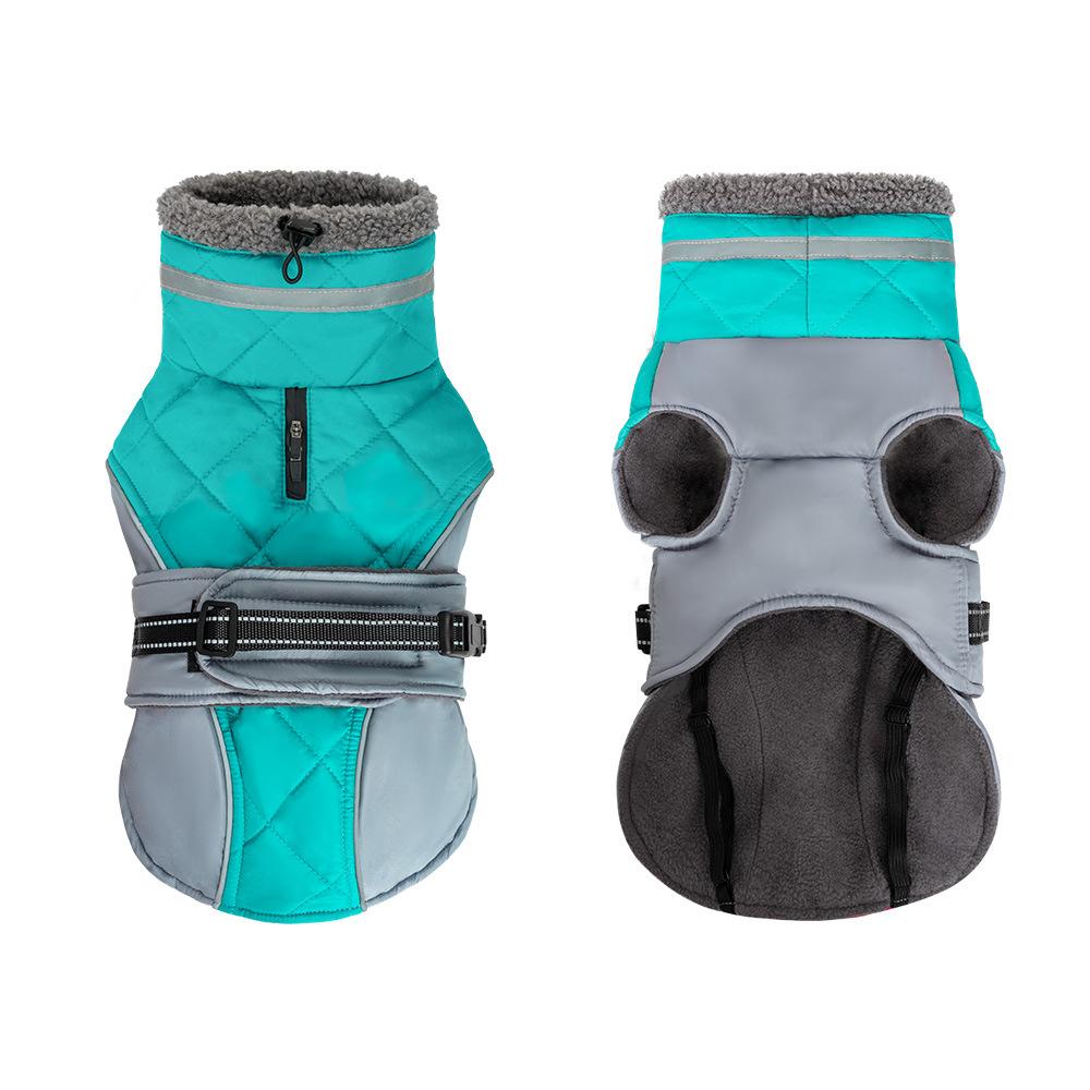 Pet Clothes Are Hot on Amazon, Warm in Autumn and Winter, Windproof and Thickened Dog Clothes, Medium and Small Dog Teddy Pomeranian