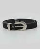 Pabeulega Suede Cow Leather Belt (Black)
