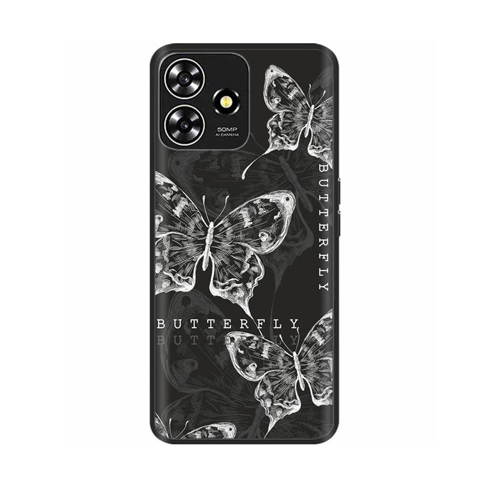 For ZTE Blade A73 4G Phone Case Lovely Silicone Back Cover For ZTE Blade A73 4G A 73 Cases Liquid Silicon Anti Drop Funda Coque