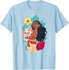 Hot Fashion Casual Disney Princess Moana and Pua T-Shirt S-4XL Four Seasons