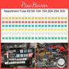 Mini Auto Blade 120pcs Fuses Car Truck Assortment Fuse Kit 5a 10a 15a 20a 25a 30a