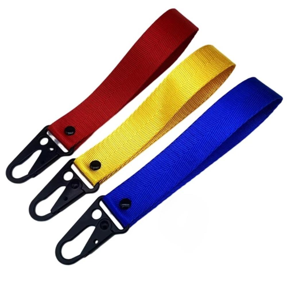 Einfarbiger Schlüsselanhänger Metallschlüsselanhänger Kreatives Armband Auto Motorrad Schlüsselanhänger