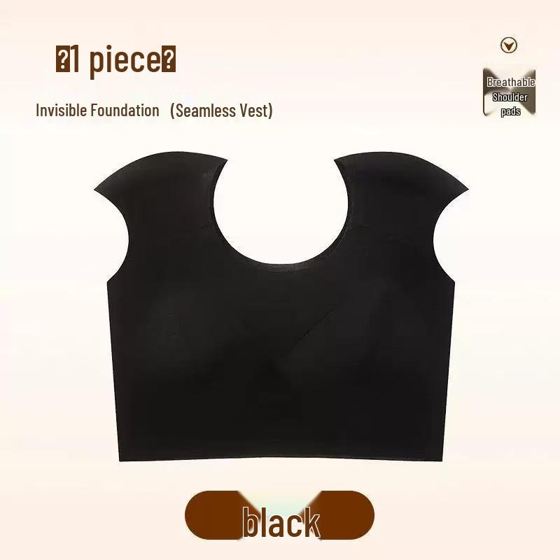 

Женский жилет-бра с подплечниками - Бесшовный дизайн прямого угла для улучшенной поддержки и подъема XL (120-135 jin) чёрный