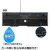 Sanwa Supply Wired USB Keyboard Standard Japanese Layout Membrane Black SKB-L1UBK