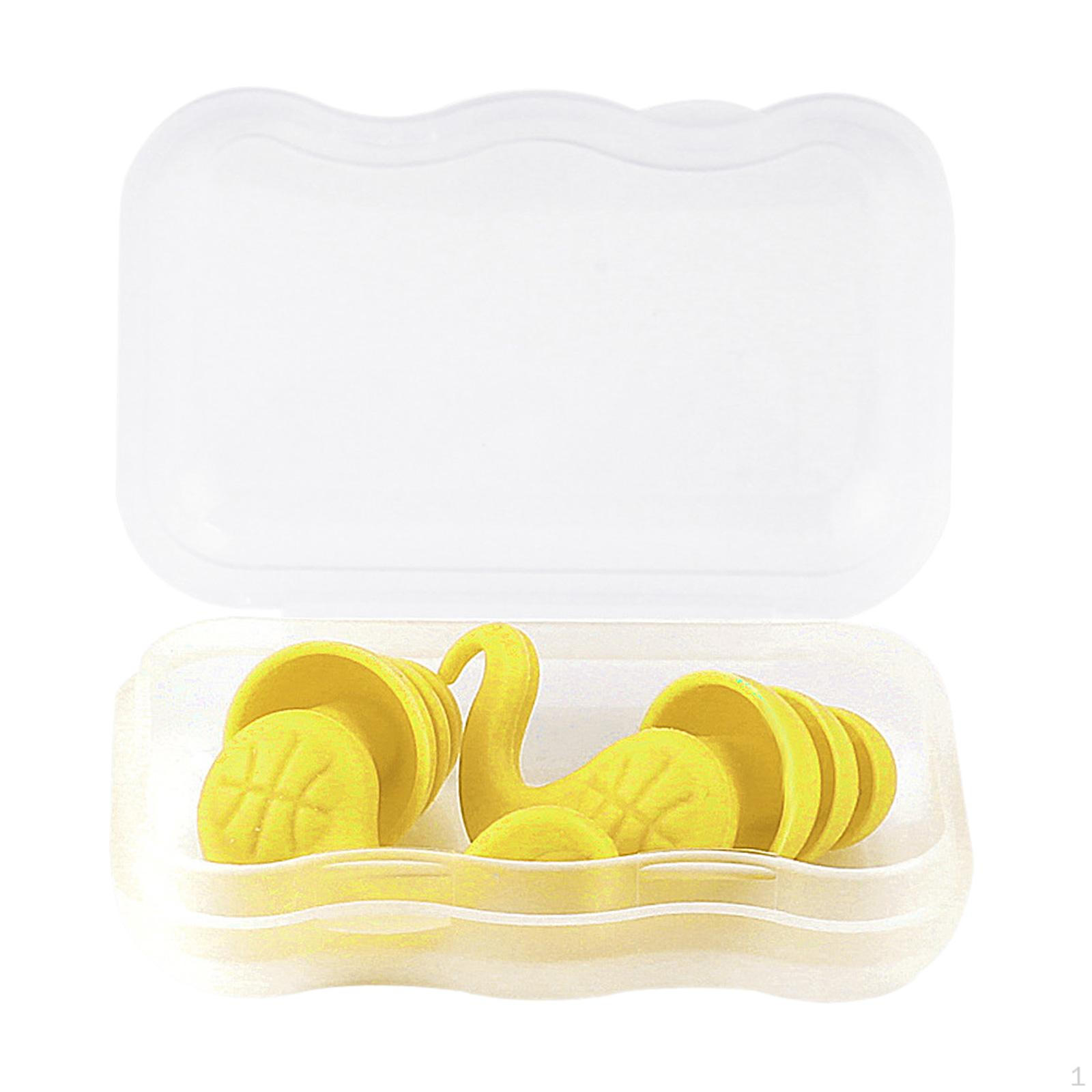 

Беруши премиум-класса для любителей плавания в воде. Силиконовая защита. жёлтый