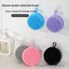 Dual-Sided Silicone Bath Brush & Mud Scraper - Painless Body Scrubber & Powerful Mud Remover