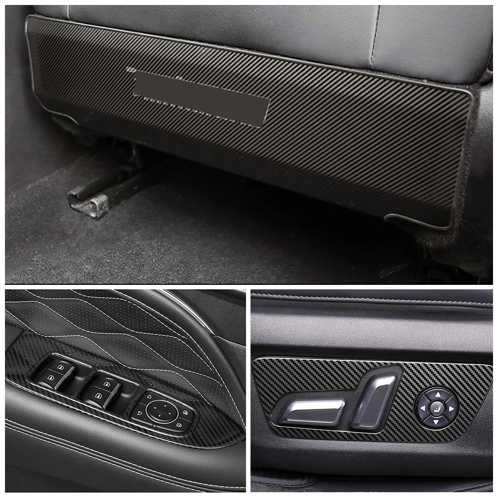 For GWM Tank 300 2024 2024 Interior Accessories Carbon Trim Center Console Part Stainless Steel Decor Protect Garnish Sticker