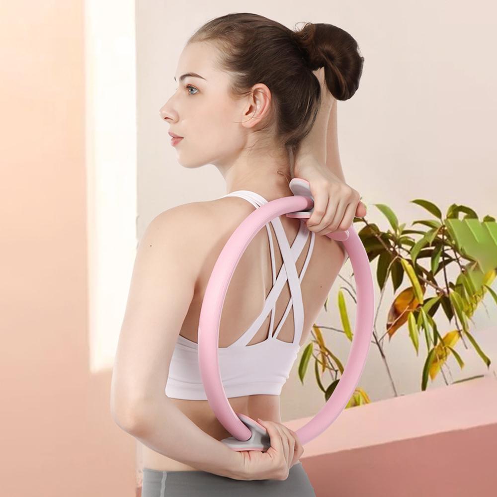 

Йога Фитнес Кольцо Круг Пилатес Женщины Девушка Упражнение Дом Сопротивление эластичность Йога Кольцо Круг Тренажерный зал Пилатес Аксессуары