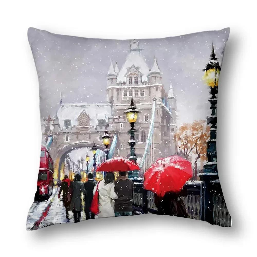

Рождественские наволочки для дивана – Обновите декор своей гостиной праздничным настроением Декор для дома 66x66cm