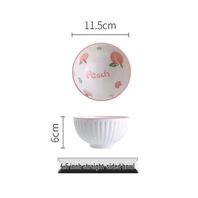 Nordic Peach Ceramic Dinnerware Set