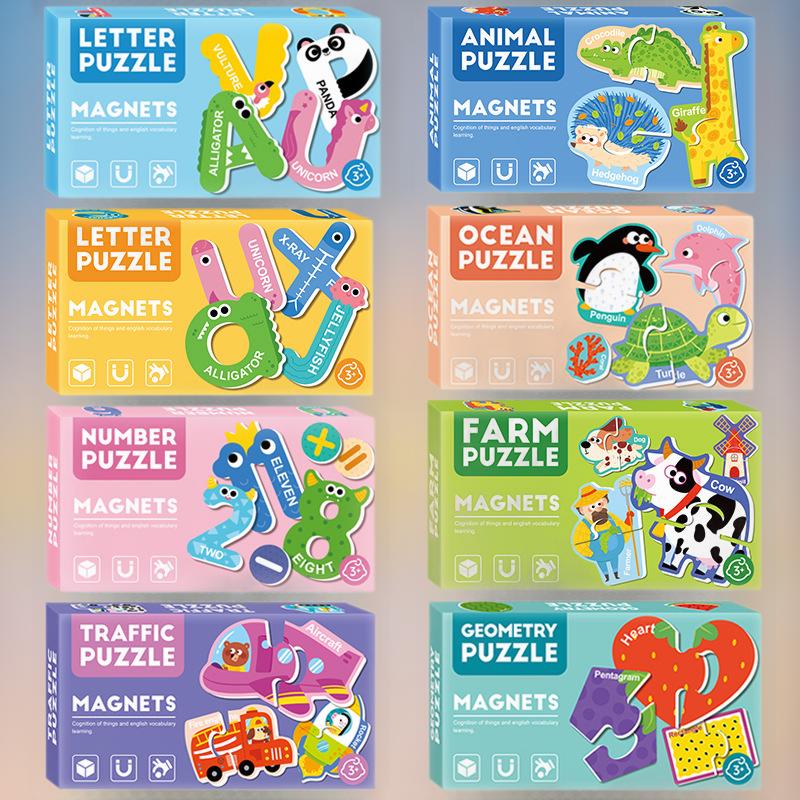

Magnetic 3D Animal Number Recognition Puzzle for Early Education