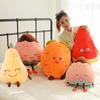 98in Cartoon Plush Toy Fruit Design Strawberry Watermelon Radish Pear Gift Kids